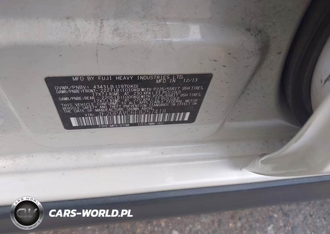 2014 Subaru Xv Crosstrek 2.0I Premium VIN:JF2GPAVC6E8257418 - 9