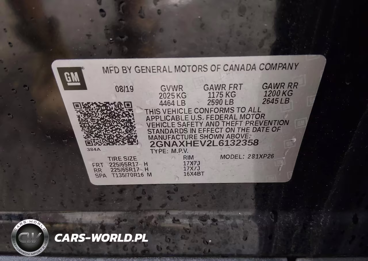 2020 Chevrolet Equinox Fwd Ls VIN:2GNAXHEV2L6132358 - 9