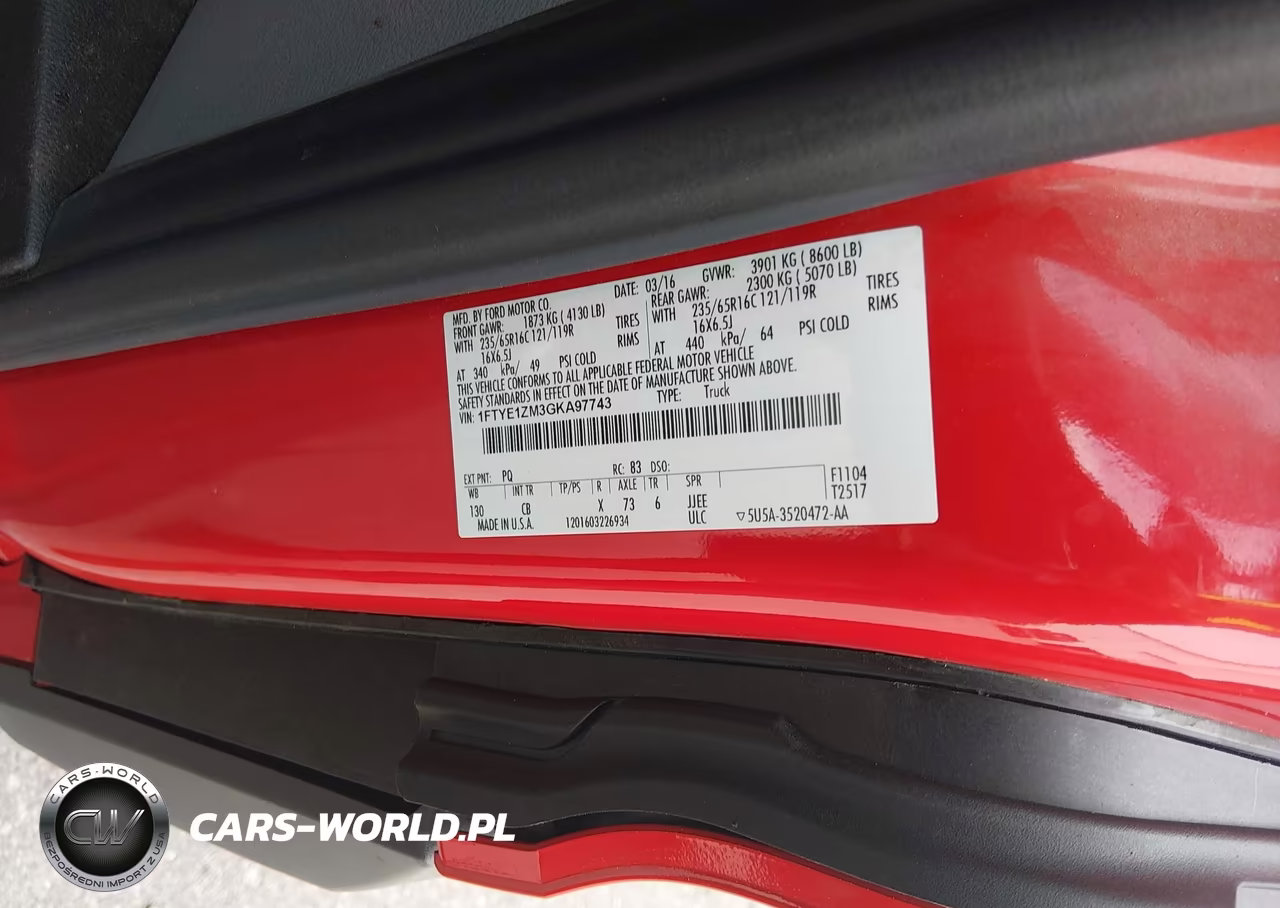 2016 Ford Transit-150 VIN:1FTYE1ZM3GKA97743 - 9