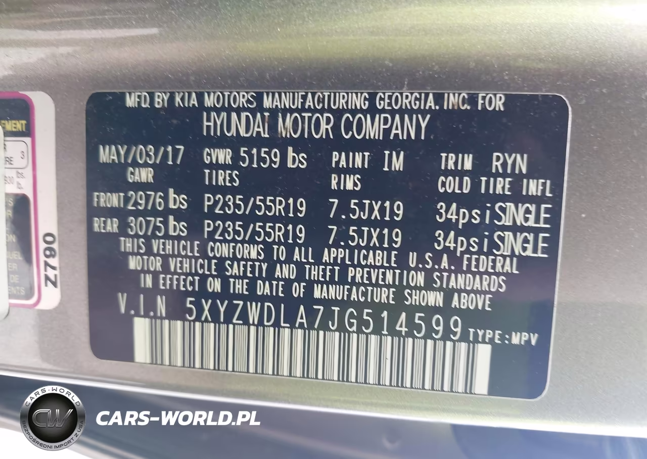 2018 Hyundai Santa Fe Sport 2.0T Ultimate VIN:5XYZWDLA7JG514599 - 9