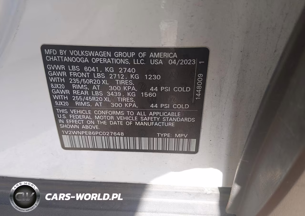 2023 Volkswagen Id.4 Awd Pro S VIN:1V2WNPE86PC027648 - 9