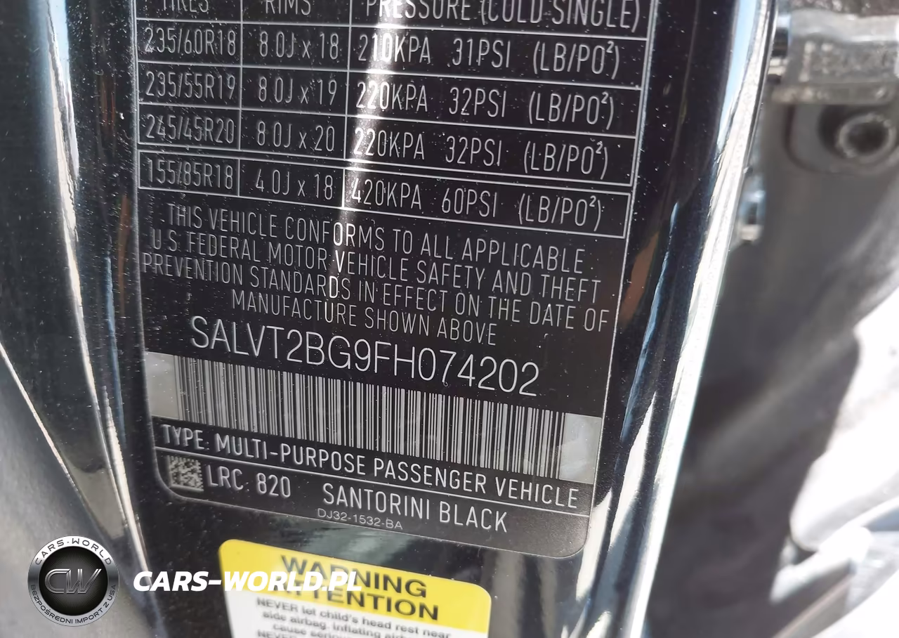 2015 Land Rover Range Rover Evoque Dynamic VIN:SALVT2BG9FH074202 - 9