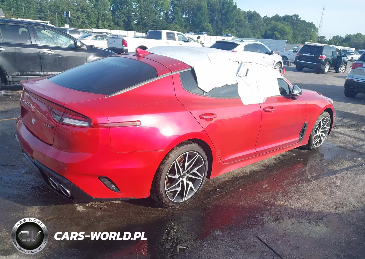 2022 Kia Stinger Gt-Line VIN:KNAE35LD3N6110664 - 4
