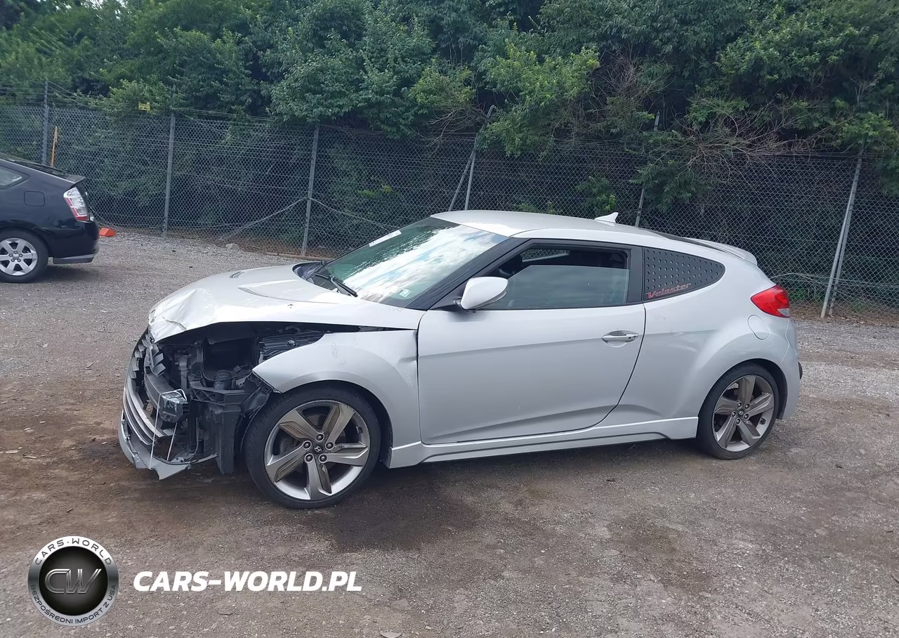 2013 Hyundai Veloster Turbo W-Black VIN:KMHTC6AE7DU142597 - 12