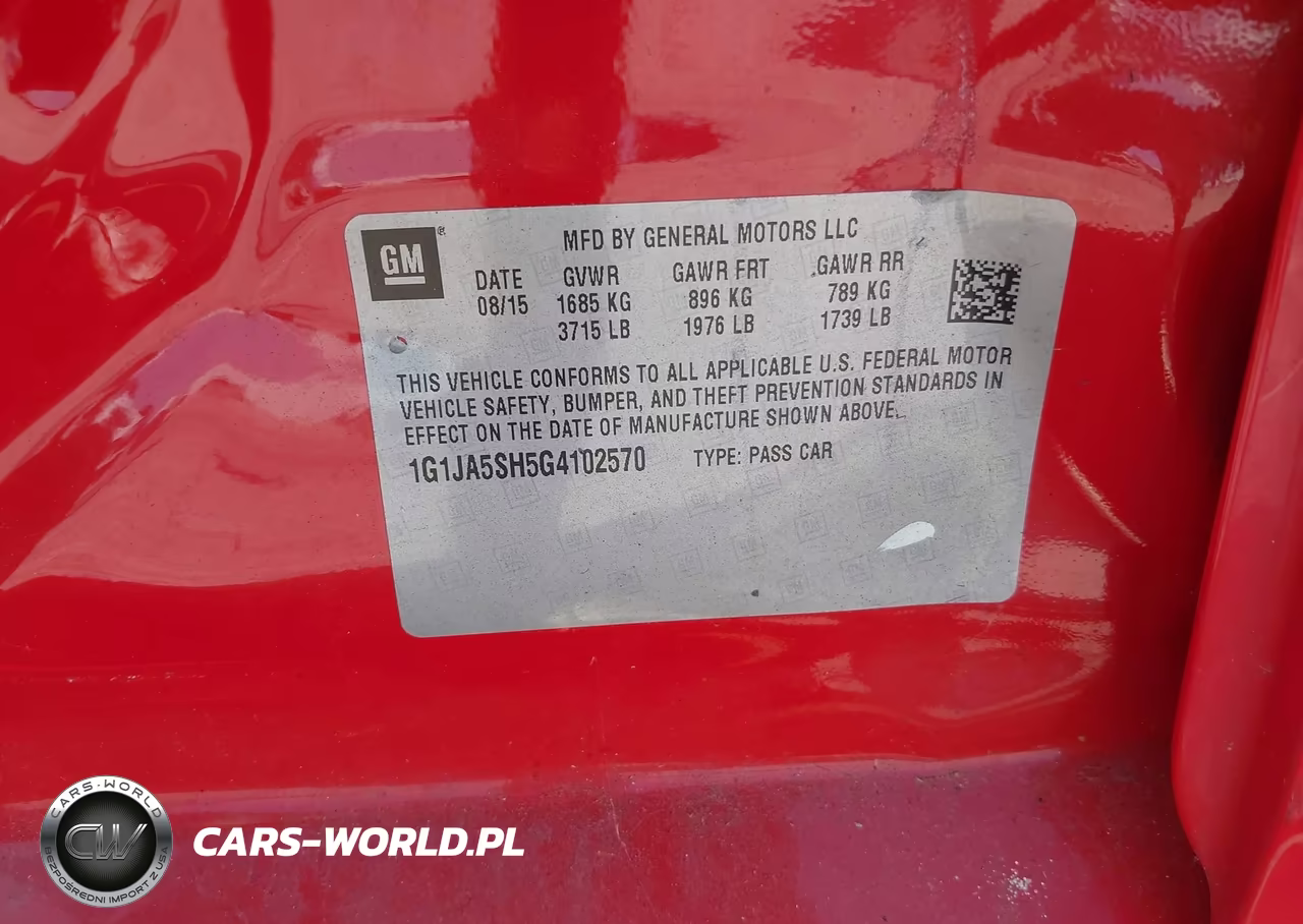 2016 Chevrolet Sonic Ls Auto VIN:1G1JA5SH5G4102570 - 9