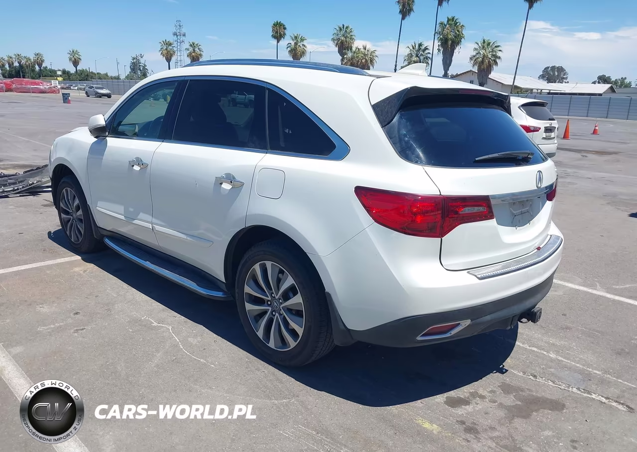 2015 Acura Mdx Technology Package VIN:5FRYD4H48FB014484 - 3