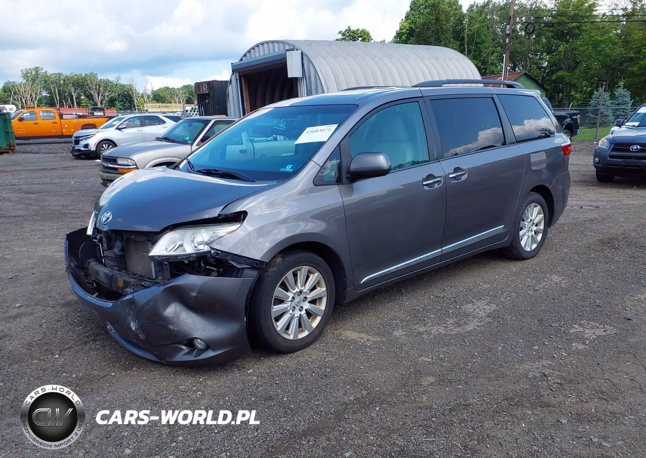 2015 Toyota Sienna Xle Premium 7 Passenger VIN:5TDDK3DC5FS122280 - 2