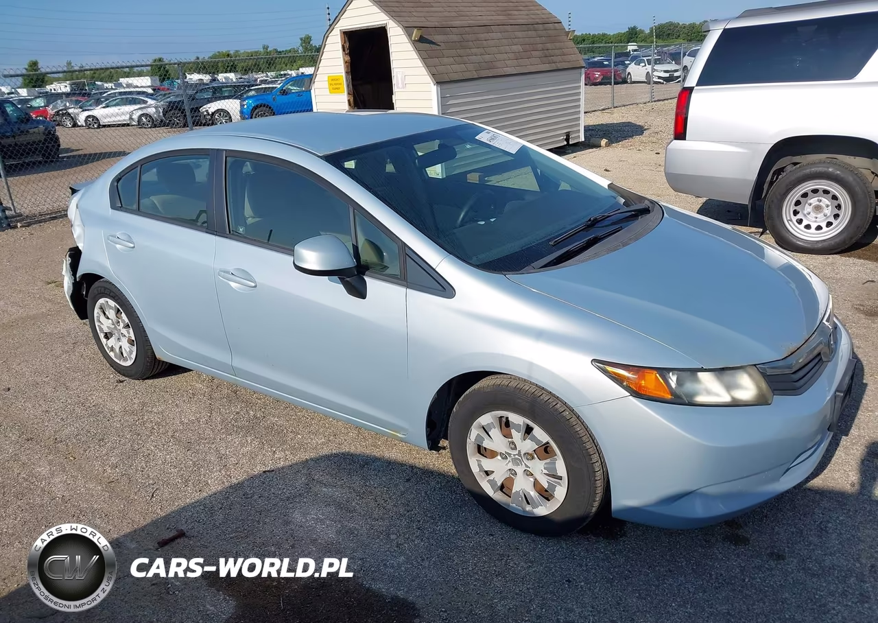 2012 Honda Civic Lx VIN:19XFB2F59CE014719 - 1