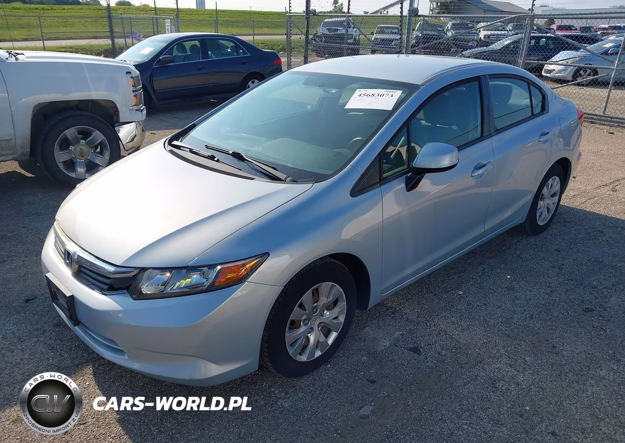 2012 Honda Civic Lx VIN:19XFB2F59CE014719 - 2