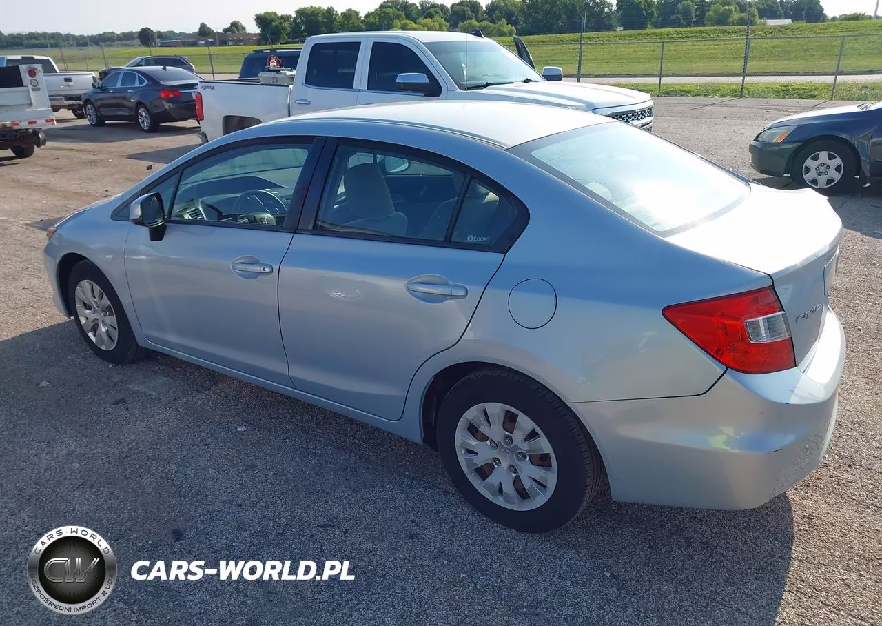 2012 Honda Civic Lx VIN:19XFB2F59CE014719 - 3