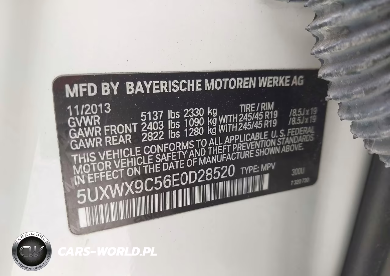 2014 BMW X3 xDrive28I VIN:5UXWX9C56E0D28520 - 9