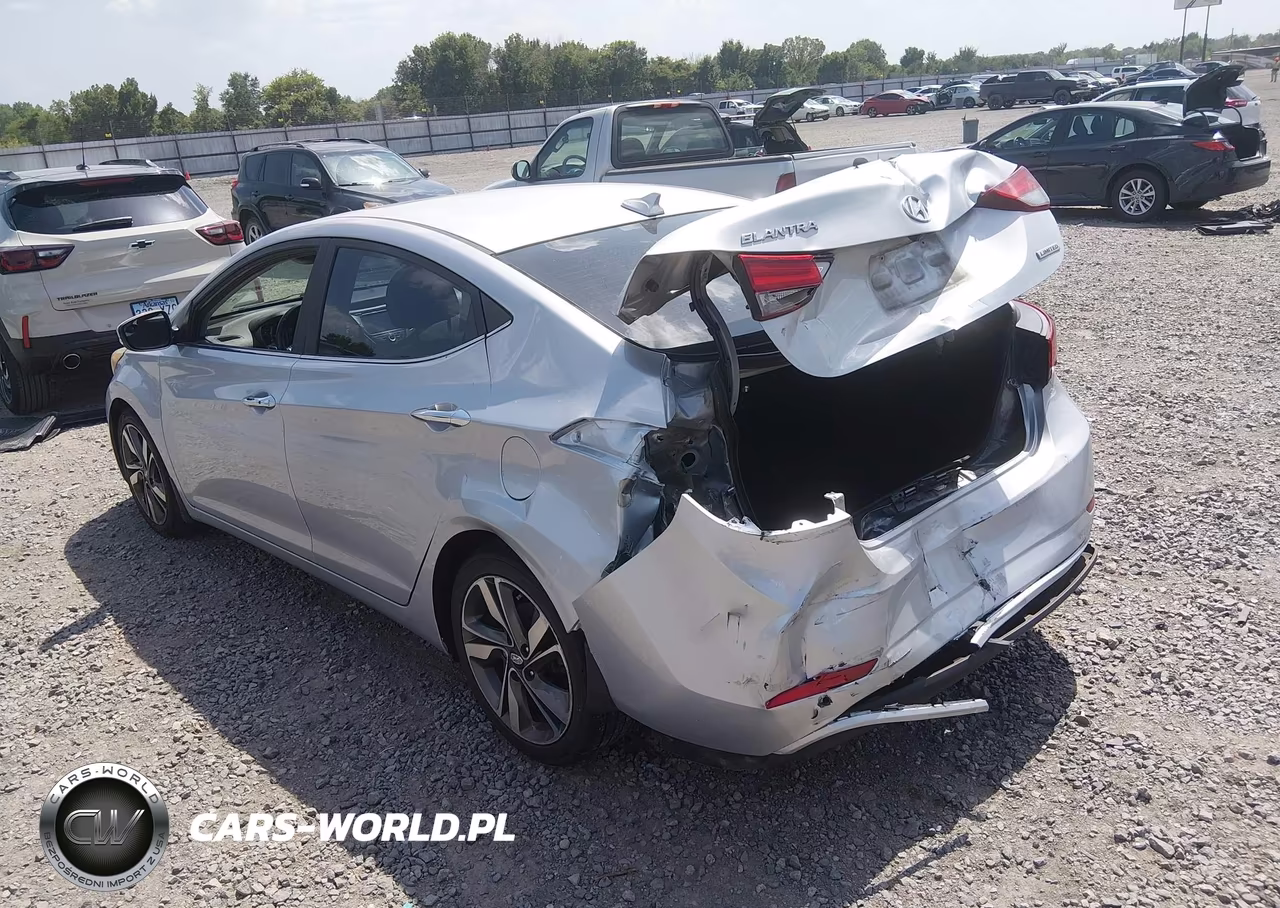 2014 Hyundai Elantra Limited VIN:5NPDH4AEXEH477704 - 3
