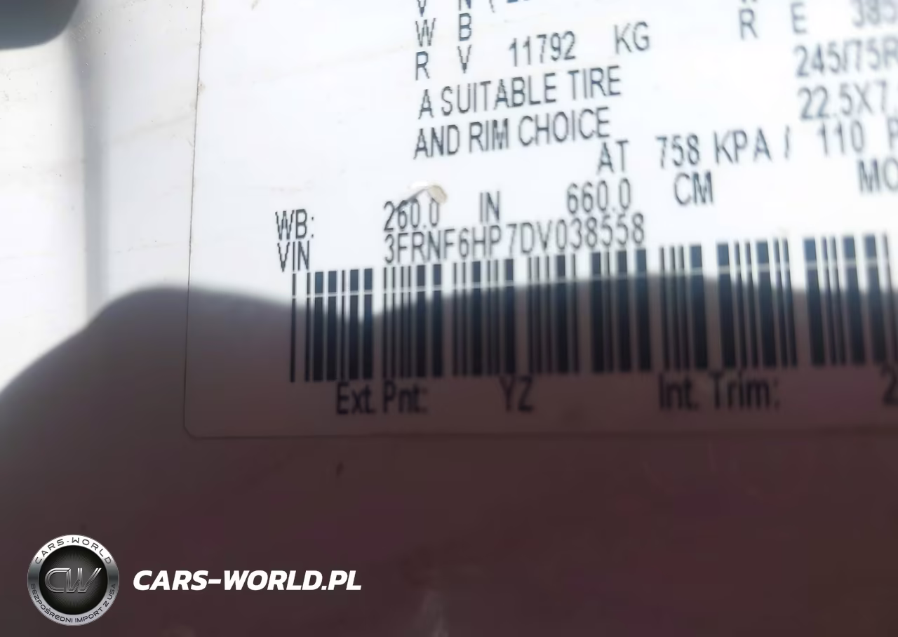 2013 Ford F-650 Gas VIN:3FRNF6HP7DV038558 - 8