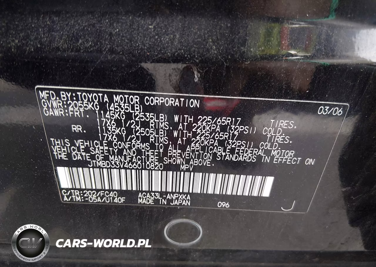 2006 Toyota Rav4 VIN:JTMBD33V466010820 - 9