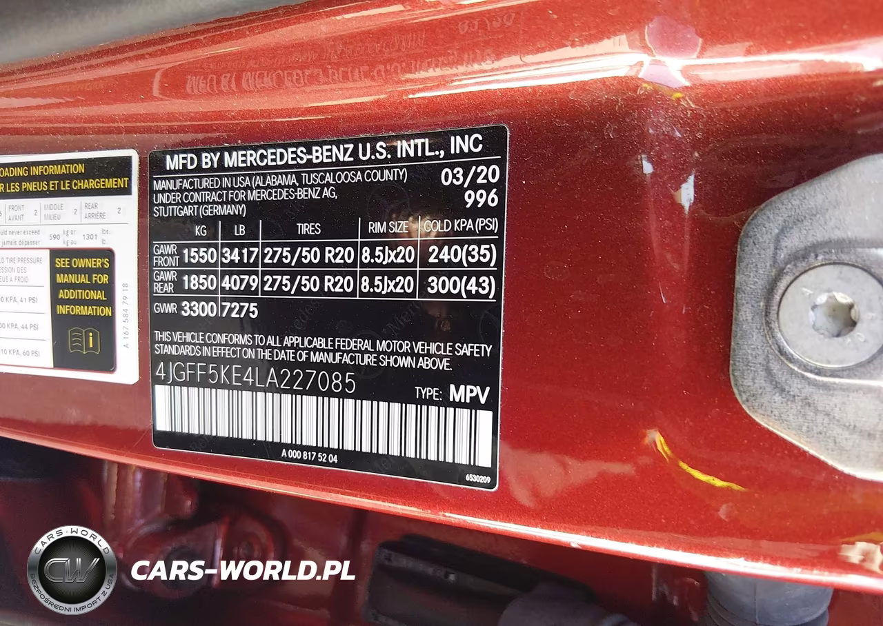 2020 Mercedes-Benz Gls 450 4Matic VIN:4JGFF5KE4LA227085 - 9
