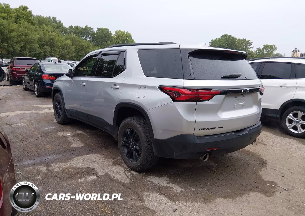 2022 Chevrolet Traverse Awd Lt Cloth VIN:1GNEVGKW7NJ153369 - 3