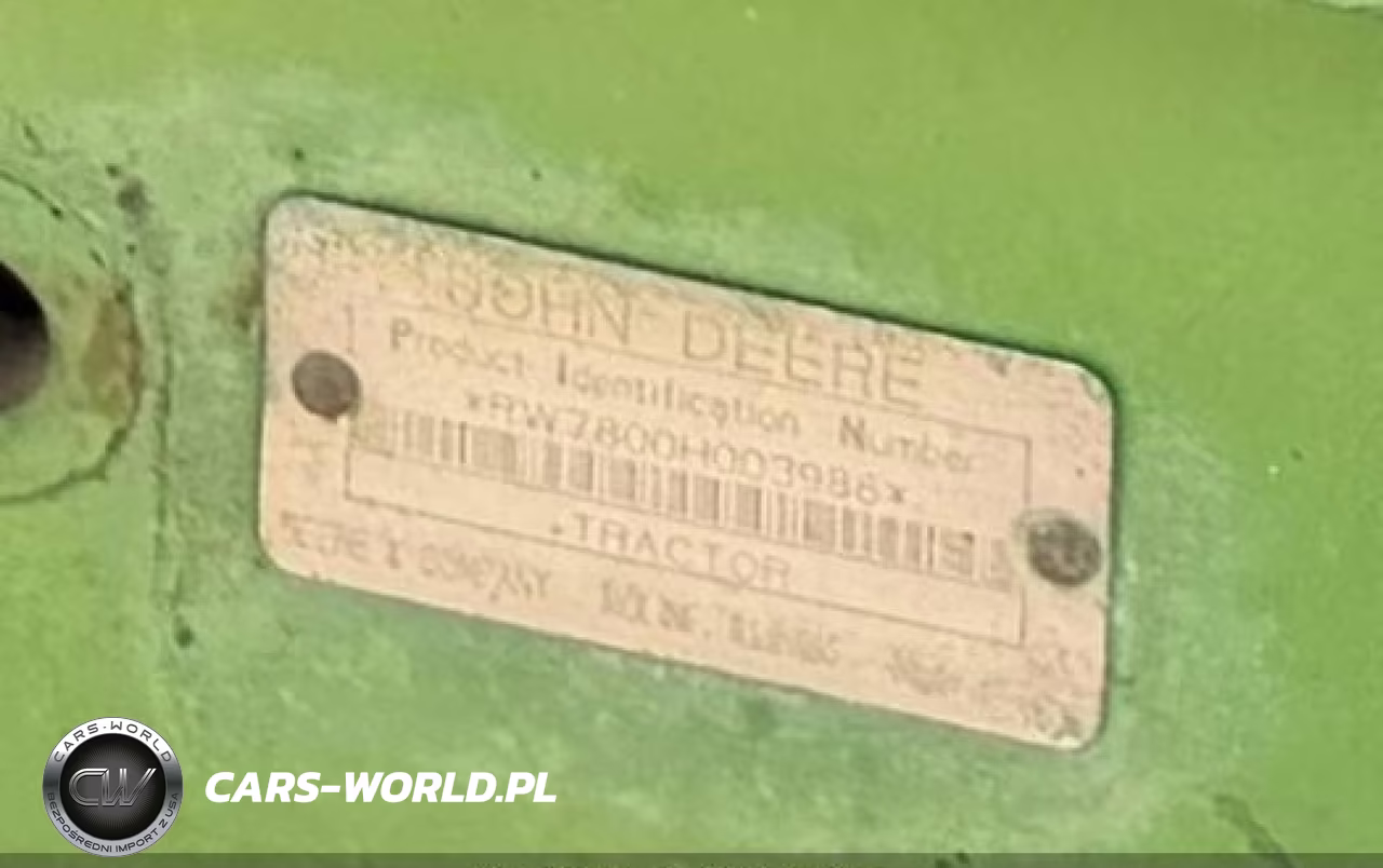 1994 John Deere 7800 VIN:RW7800H003988 - 6