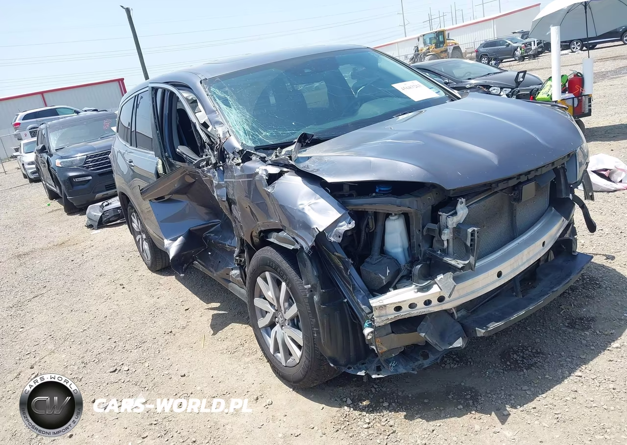 2020 Honda Pilot 2Wd Ex-L VIN:5FNYF5H57LB006589 - 1