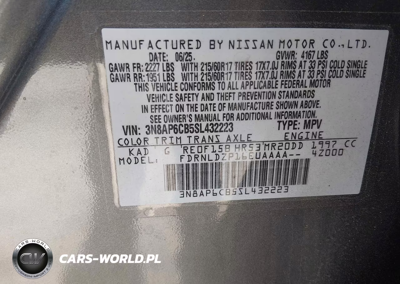 2025 Nissan Kicks Sv Intelligent Awd VIN:3N8AP6CB5SL432223 - 9