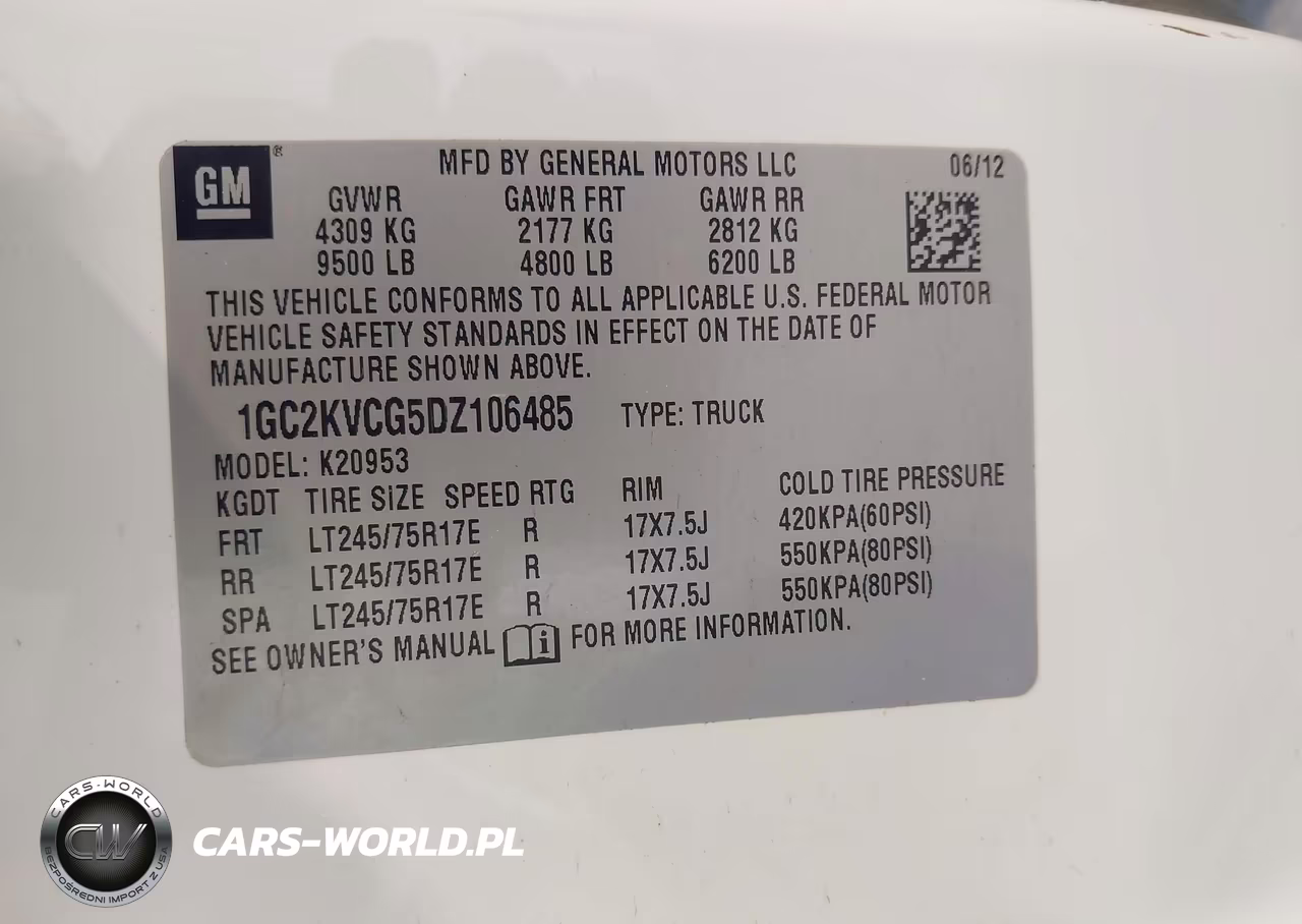 2013 Chevrolet Silverado 2500Hd Work Truck VIN:1GC2KVCG5DZ106485 - 9
