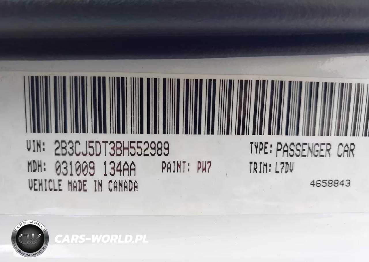 2011 Dodge Challenger R-T VIN:2B3CJ5DT3BH552989 - 9
