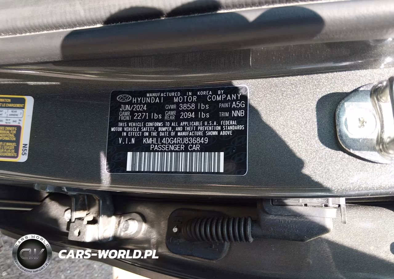 2024 Hyundai Elantra Se VIN:KMHLL4DG4RU836849 - 9