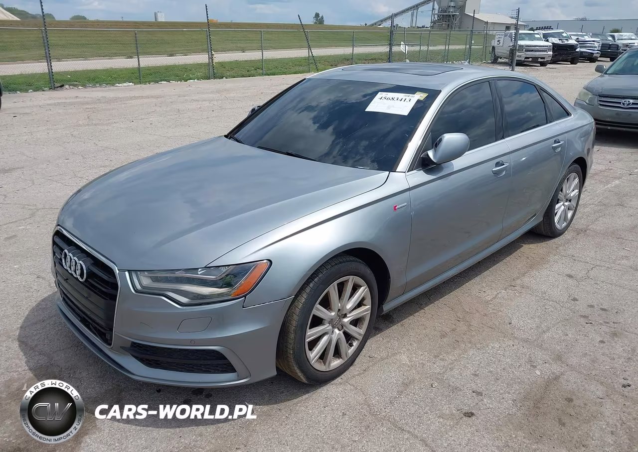 2012 Audi A6 3.0T Prestige VIN:WAUHGAFC6CN071701 - 2