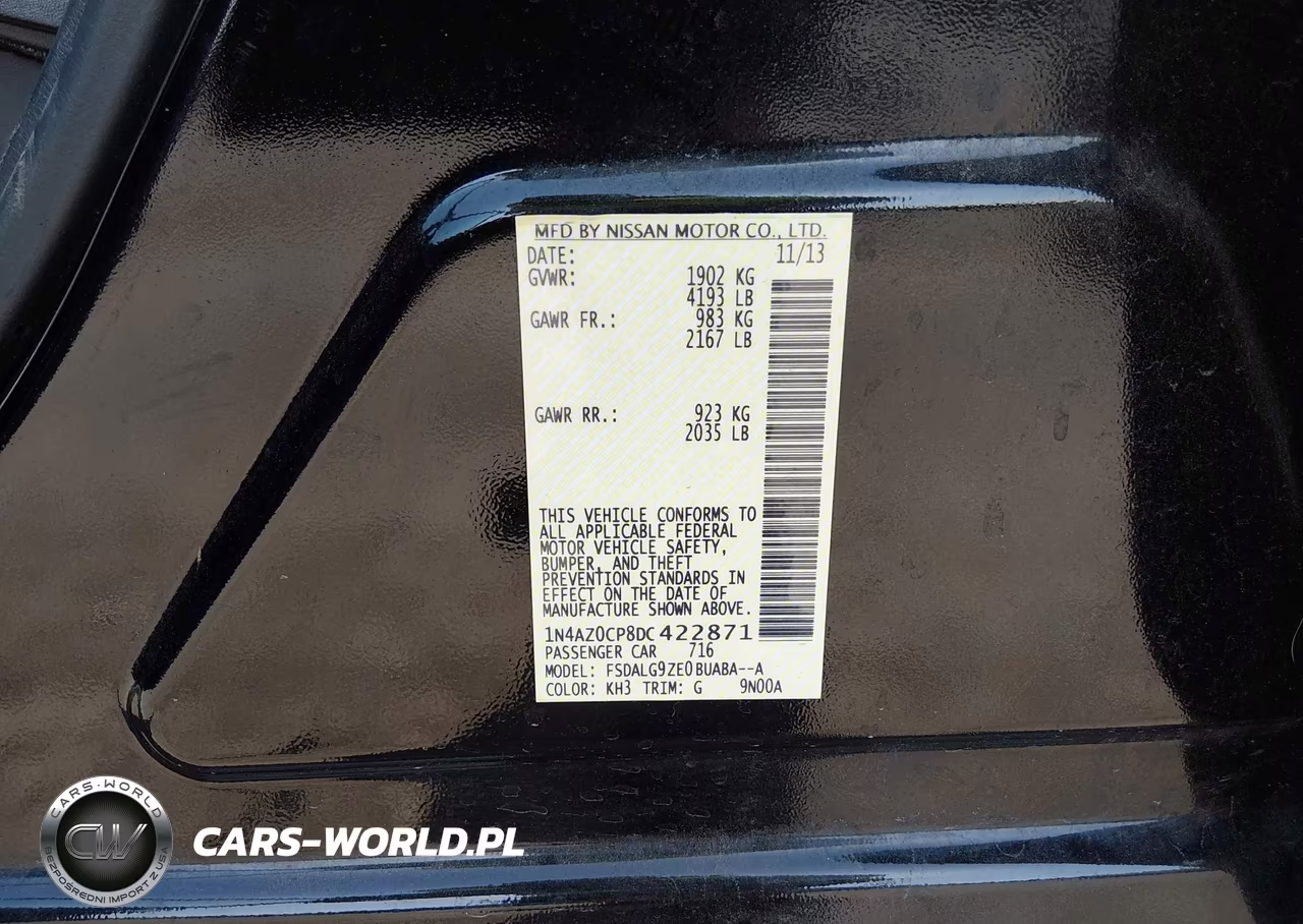 2013 Nissan Leaf Sl VIN:1N4AZ0CP8DC422871 - 9