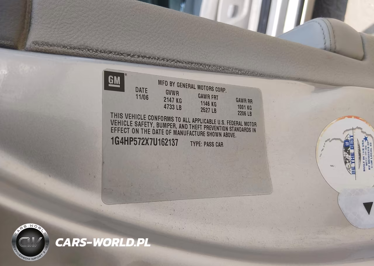 2007 Buick Lucerne Cx VIN:1G4HP572X7U162137 - 9