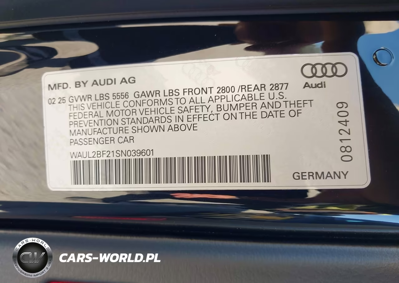2025 Audi A6 Premium Plus 55 Tfsi Quattro S Tronic VIN:WAUL2BF21SN039601 - 9