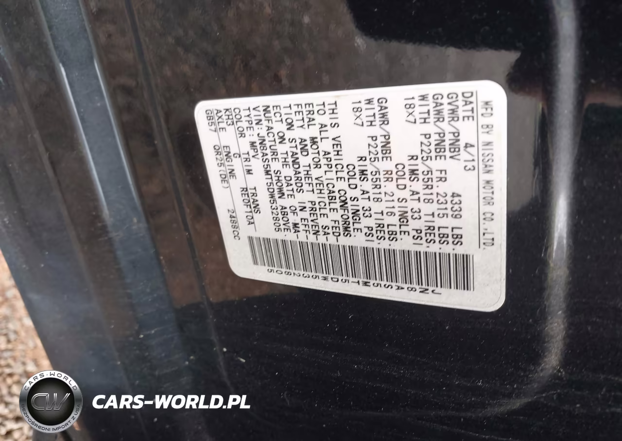 2013 Nissan Rogue Sv W-Sl Pkg VIN:JN8AS5MT5DW532805 - 9