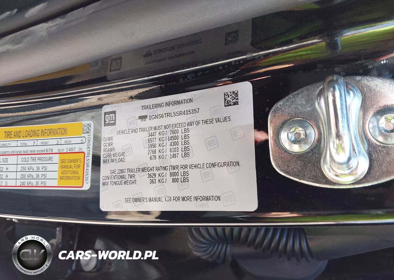 2025 Chevrolet Tahoe 4Wd High Country VIN:1GNS6TRL5SR415357 - 9