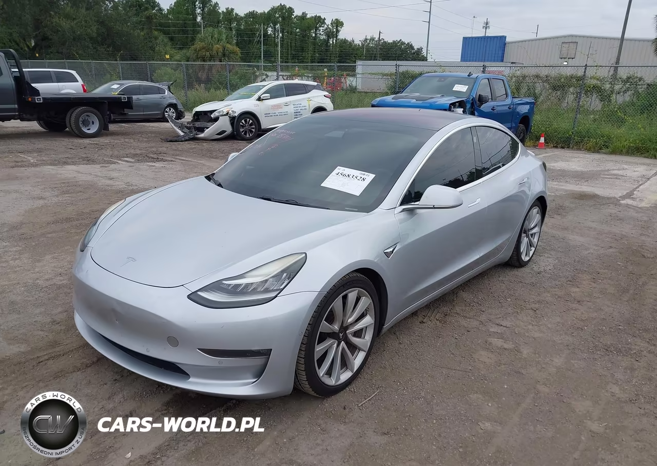 2018 Tesla Model 3 Long Range-Mid Range VIN:5YJ3E1EA6JF048448 - 2