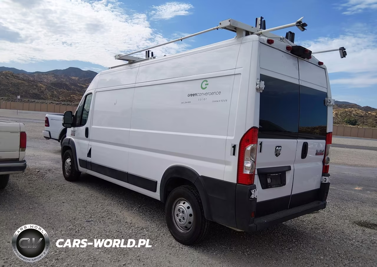 2019 Ram Promaster 2500 High Roof 159 Wb VIN:3C6TRVDGXKE509523 - 3