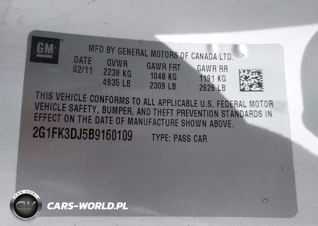 2011 Chevrolet Camaro 2Ss VIN:2G1FK3DJ5B9160109 - 9