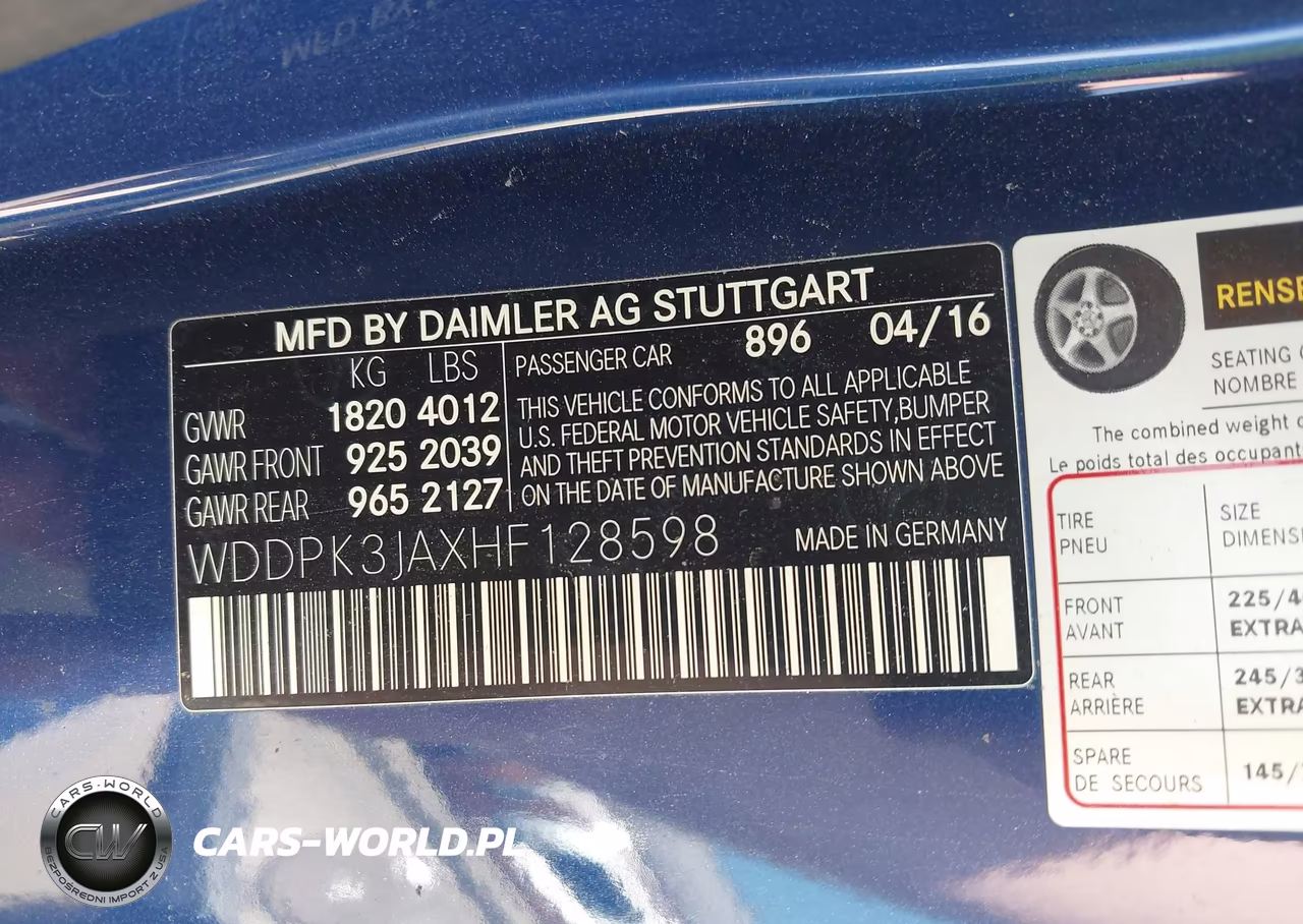 2017 Mercedes-Benz Slc 300 VIN:WDDPK3JAXHF128598 - 9