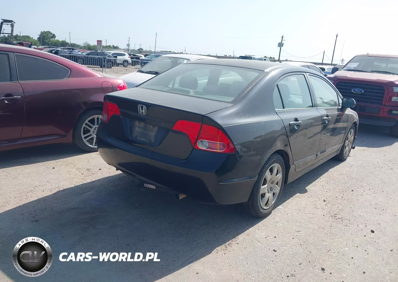 2008 Honda Civic Lx VIN:2HGFA16508H339642 - 4