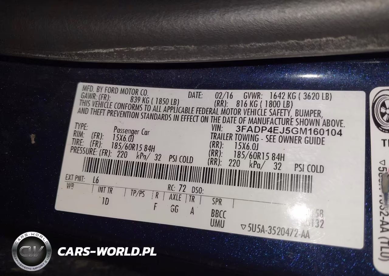 2016 Ford Fiesta Se VIN:3FADP4EJ5GM160104 - 9