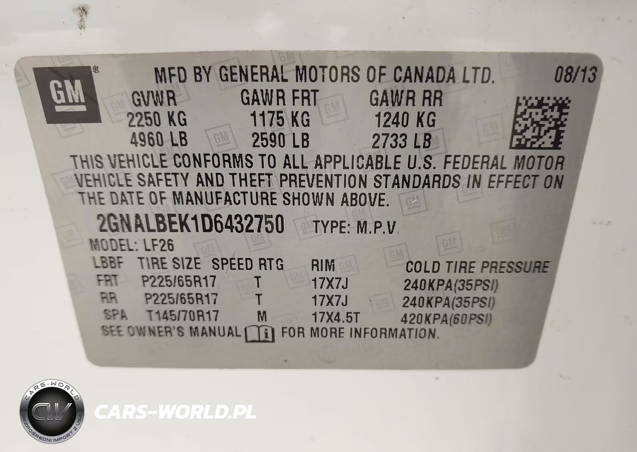 2013 Chevrolet Equinox Ls VIN:2GNALBEK1D6432750 - 9