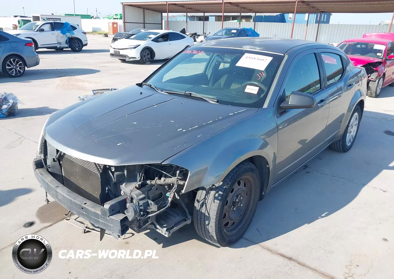 2012 Dodge Avenger Se VIN:1C3CDZAB2CN156168 - 2