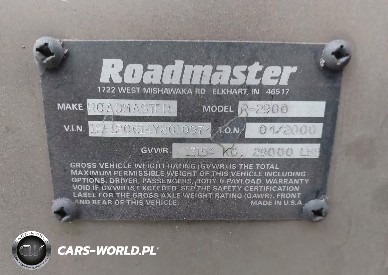 2000 Roadmaster Rail Dyanaster VIN:1RF120614Y2010974 - 9