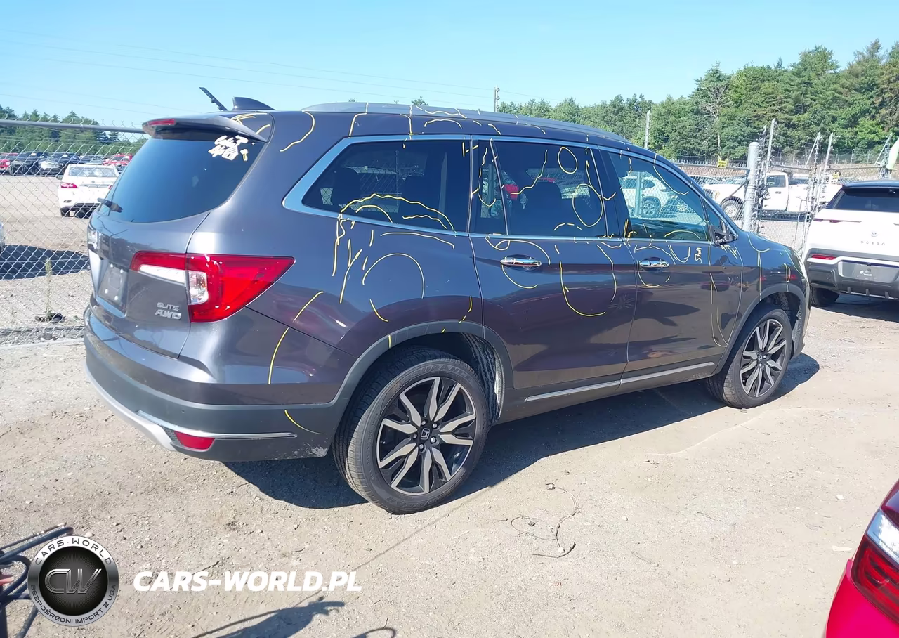 2022 Honda Pilot Awd Elite VIN:5FNYF6H01NB023806 - 4