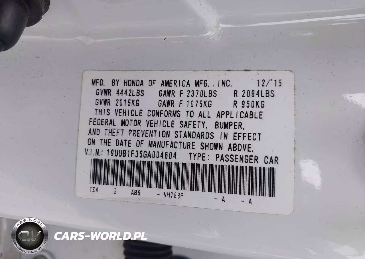 2016 Acura Tlx VIN:19UUB1F35GA004604 - 9
