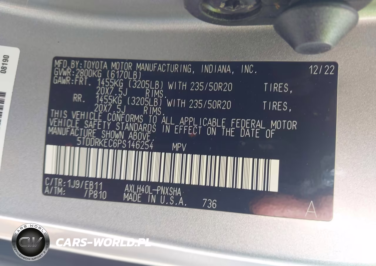 2023 Toyota Sienna Xse VIN:5TDDRKEC6PS146254 - 9