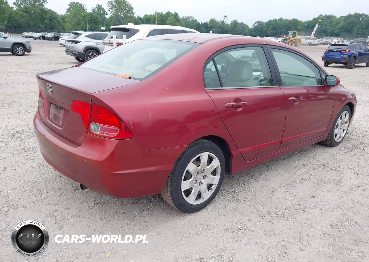 2006 Honda Civic Lx VIN:1HGFA16586L127670 - 4