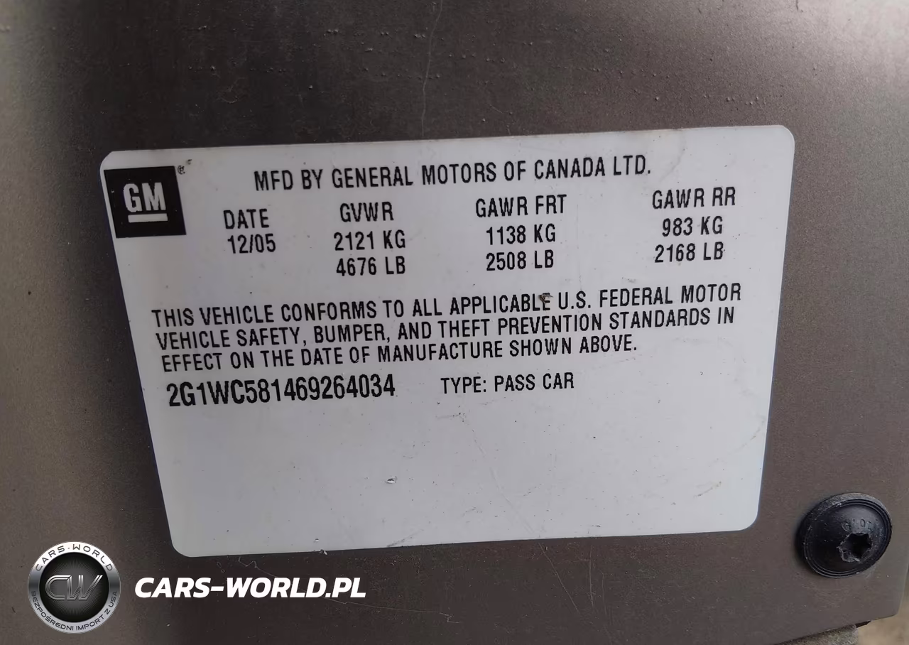 2006 Chevrolet Impala Lt VIN:2G1WC581469264034 - 9