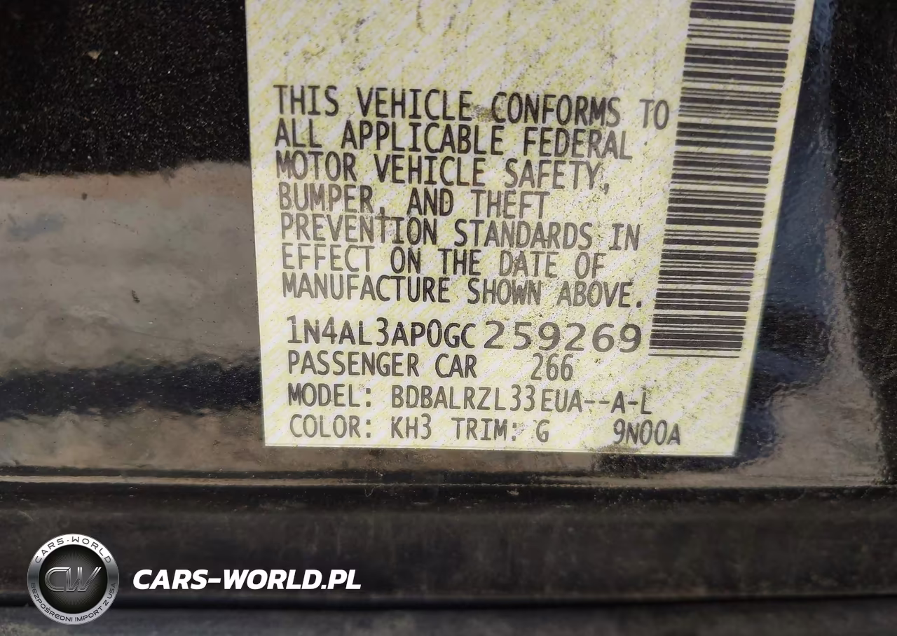 2016 Nissan Altima 2.5 Sl VIN:1N4AL3AP0GC259269 - 9