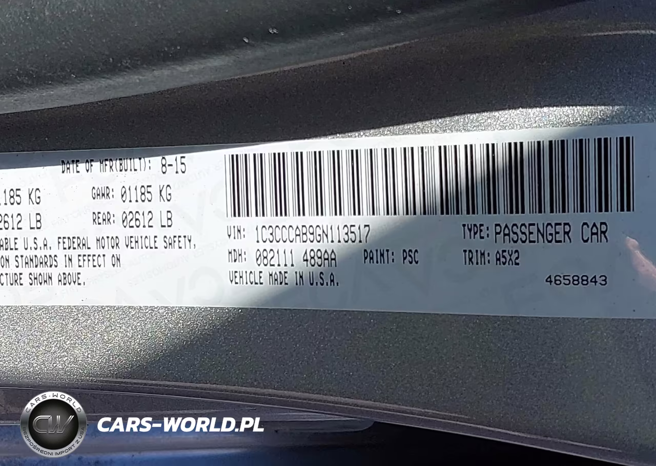 2016 Chrysler 200 Limited VIN:1C3CCCAB9GN113517 - 9