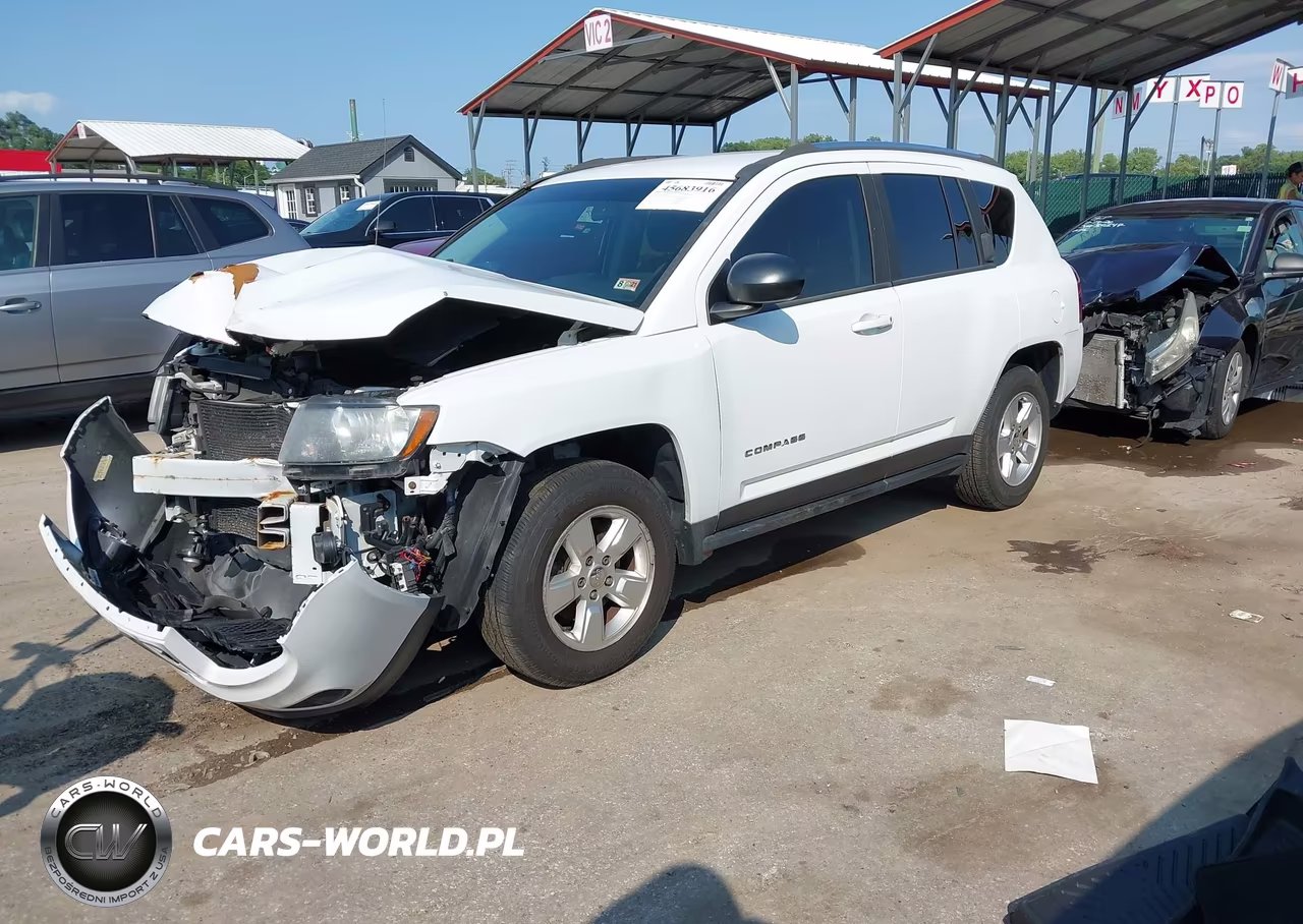 2014 Jeep Compass Sport VIN:1C4NJCBAXED844735 - 2
