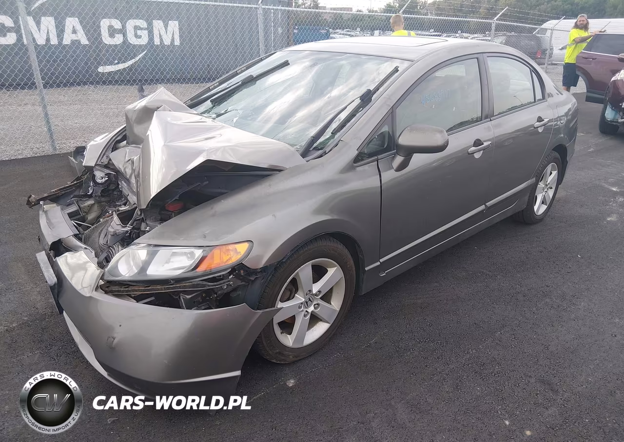 2008 Honda Civic Ex-L VIN:2HGFA16948H321339 - 2